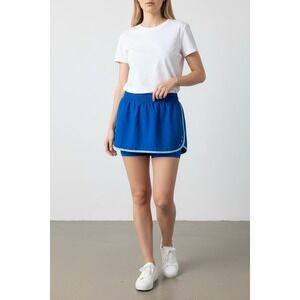 Fabletics Tennis Skort Athletic Blue Elastic Waist Sporty Medium Fitness